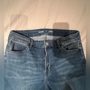 High Wasted Wow Straight leg Old Navy jeans size 12 long